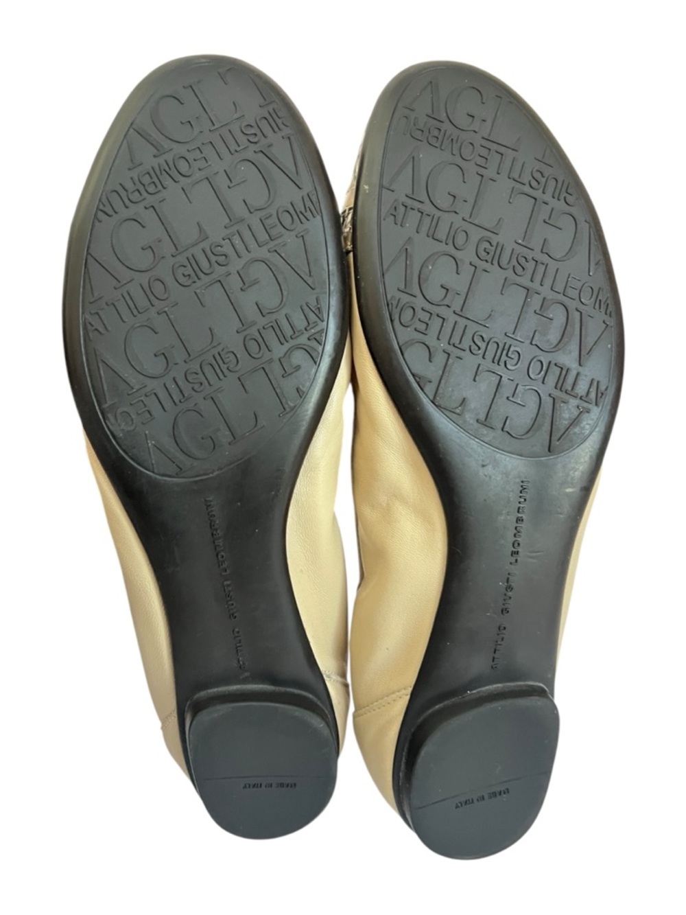 AGL Leather Cap Toe Ballet Flats Size 40 EU - Picture 9 of 9
